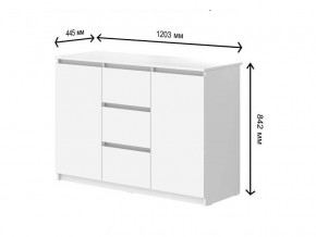 Комод с 3-мя ящиками и дверками СГ Модерн в Александровске - aleksandrovsk.магазин96.com | фото