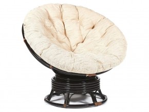 Кресло-качалка Papasan w 23/01 B с подушкой Antique brown, ткань Старт в Александровске - aleksandrovsk.магазин96.com | фото