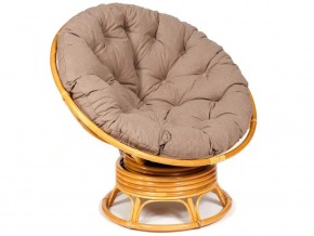 Кресло-качалка Papasan w 23/01 B с подушкой Honey, экошерсть Коричневый в Александровске - aleksandrovsk.магазин96.com | фото