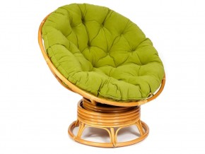 Кресло-качалка Papasan w 23/01 B с подушкой Honey, флок Олива в Александровске - aleksandrovsk.магазин96.com | фото