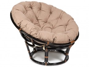 Кресло Papasan 23/01 W с подушкой Antique brown, экошерсть Коричневый в Александровске - aleksandrovsk.магазин96.com | фото