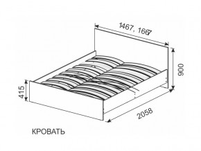 Кровать 1600х2000 ортопедическое основание в Александровске - aleksandrovsk.магазин96.com | фото