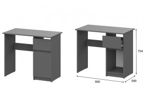 Стол письменный 900 Денвер Графит серый в Александровске - aleksandrovsk.магазин96.com | фото